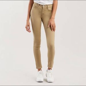 levi’s 710 super skinny sateen jeans